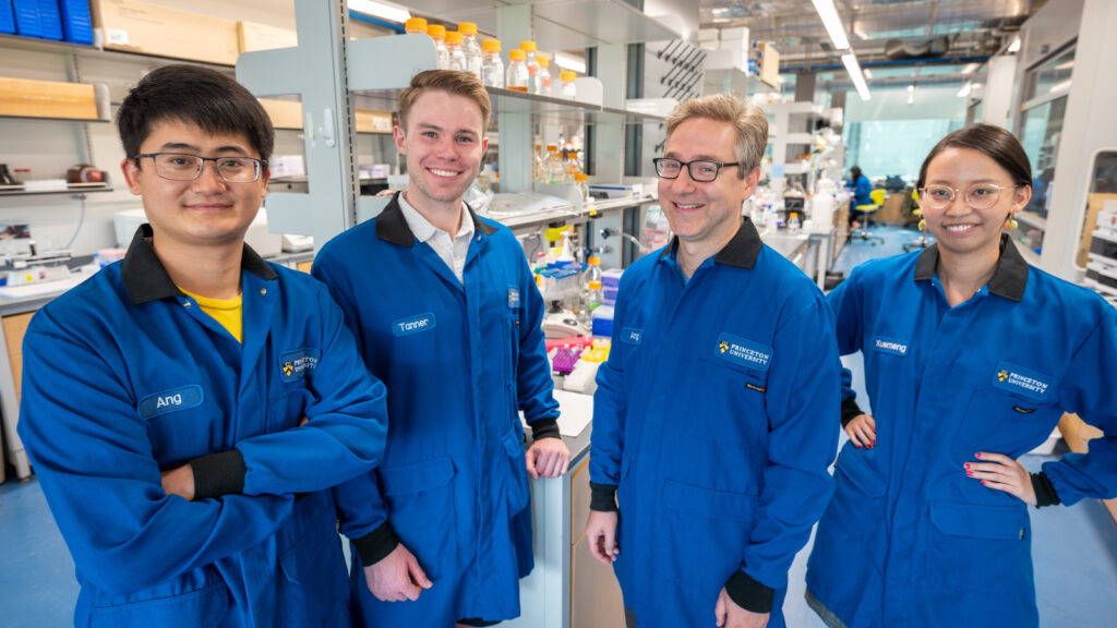 Kleiner Lab research authors, from left to right: Ang Li, Tanner Eggert, Ralph Kleiner, and Xuemeng Sun.