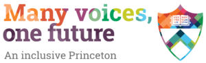 Many voices, one future. An inclusive Princeton logo.