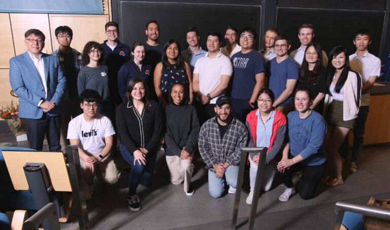 Color image of group of grad student awardees