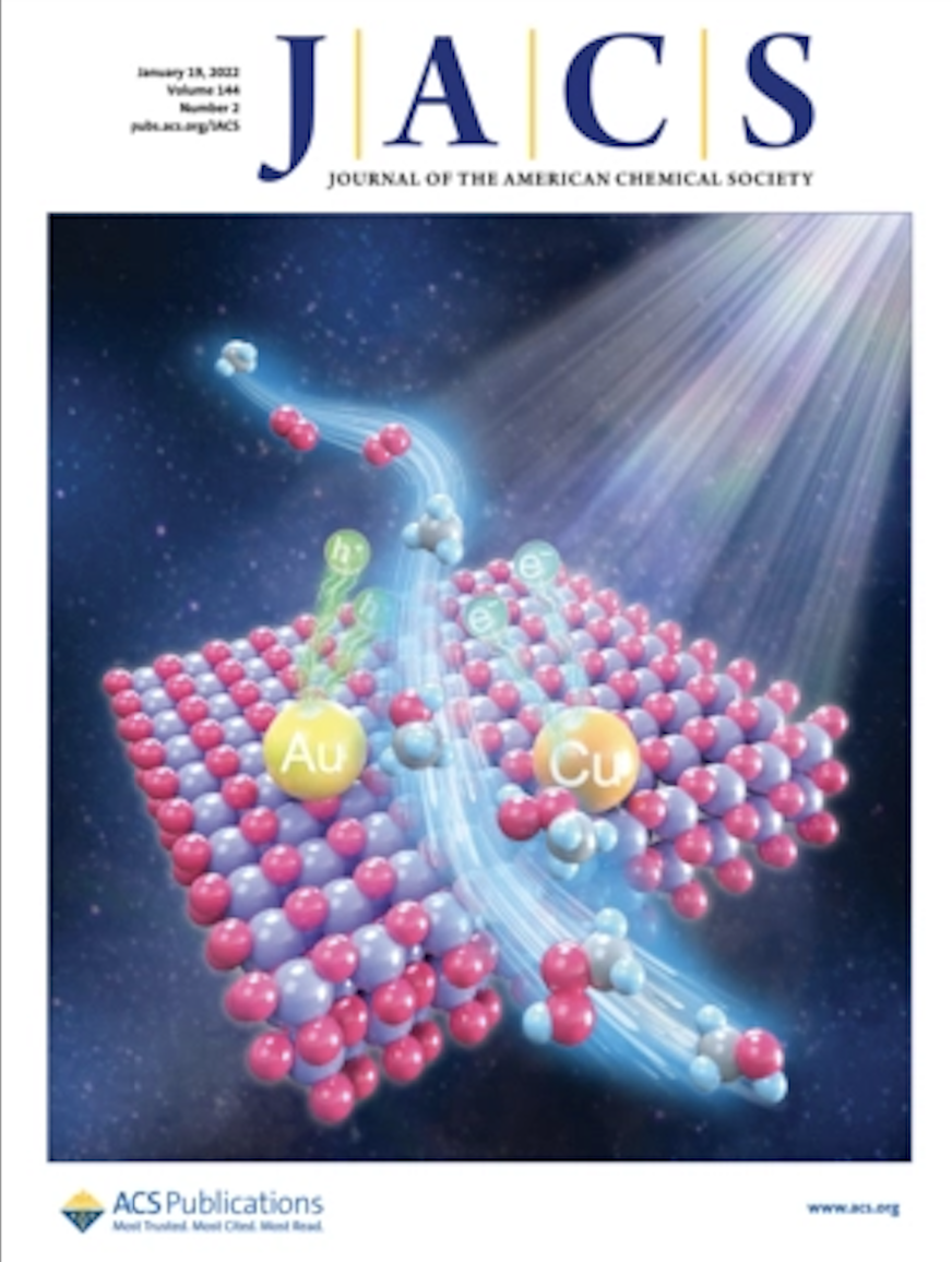Cover of JACS in which this research appears.